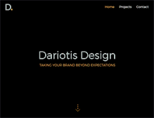 Tablet Screenshot of dariotisdesign.com